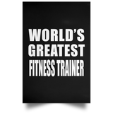 World's Greatest Fitness Trainer - Poster Portrait
