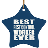 Best Pest Control Worker Ever - Star Ornament