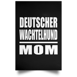 Deutscher Wachtelhund Mom - Poster Portrait