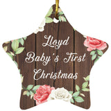 Lloyd Baby's First Christmas - Star Ornament A