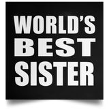 World's Best Sister - Poster Square