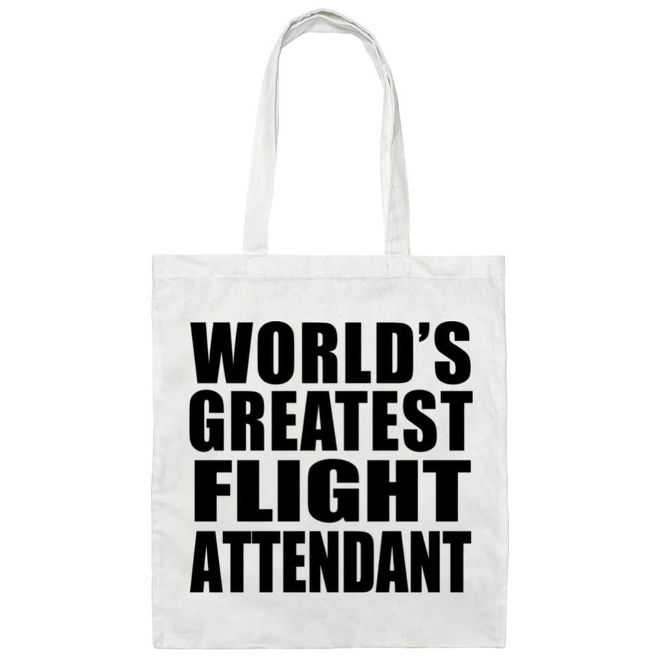 World's Greatest Flight Attendant - Tote Bag White