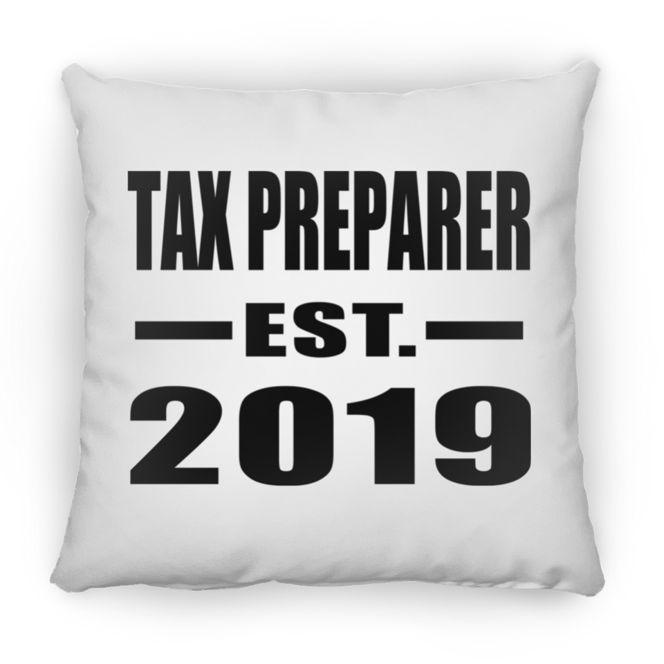 Tax Preparer Established EST. 2019 - Throw Pillow