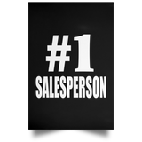 Number One #1 Salesperson - Poster Portrait
