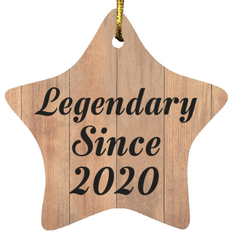 4th Birthday Legendary Since 2020 - Star Ornament C