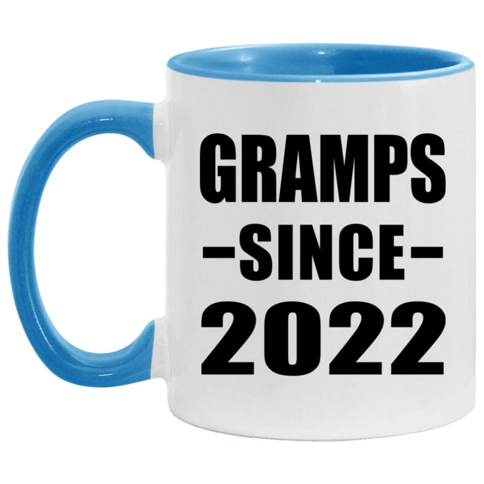 Gramps Since 2022 - 11oz Accent Mug Blue