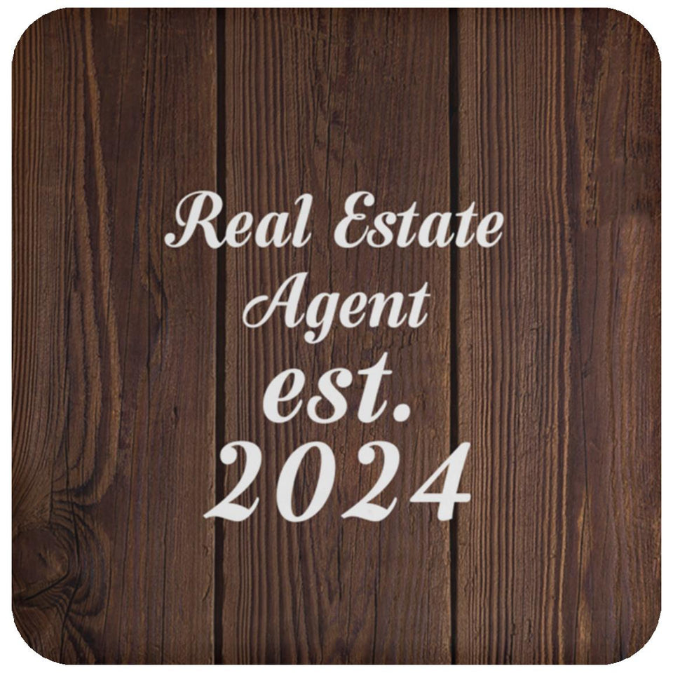 Real Estate Agent Established Est. 2024 - Drink Coaster D