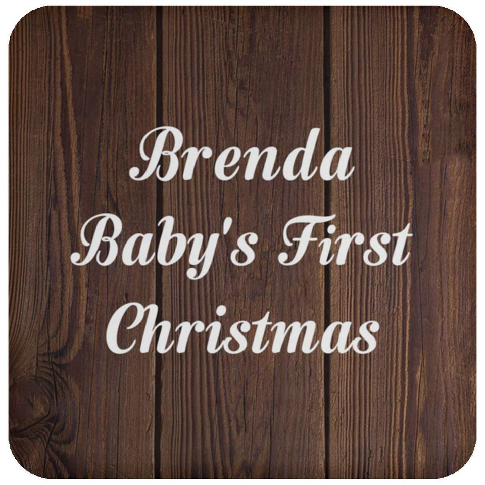 Brenda Baby's First Christmas - Drink Coaster D