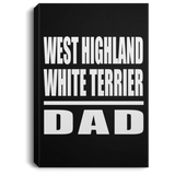 West Highland White Terrier Dad - Canvas Portrait
