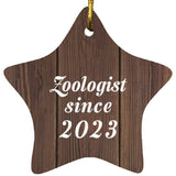 Zoologist Since 2023 - Star Ornament D