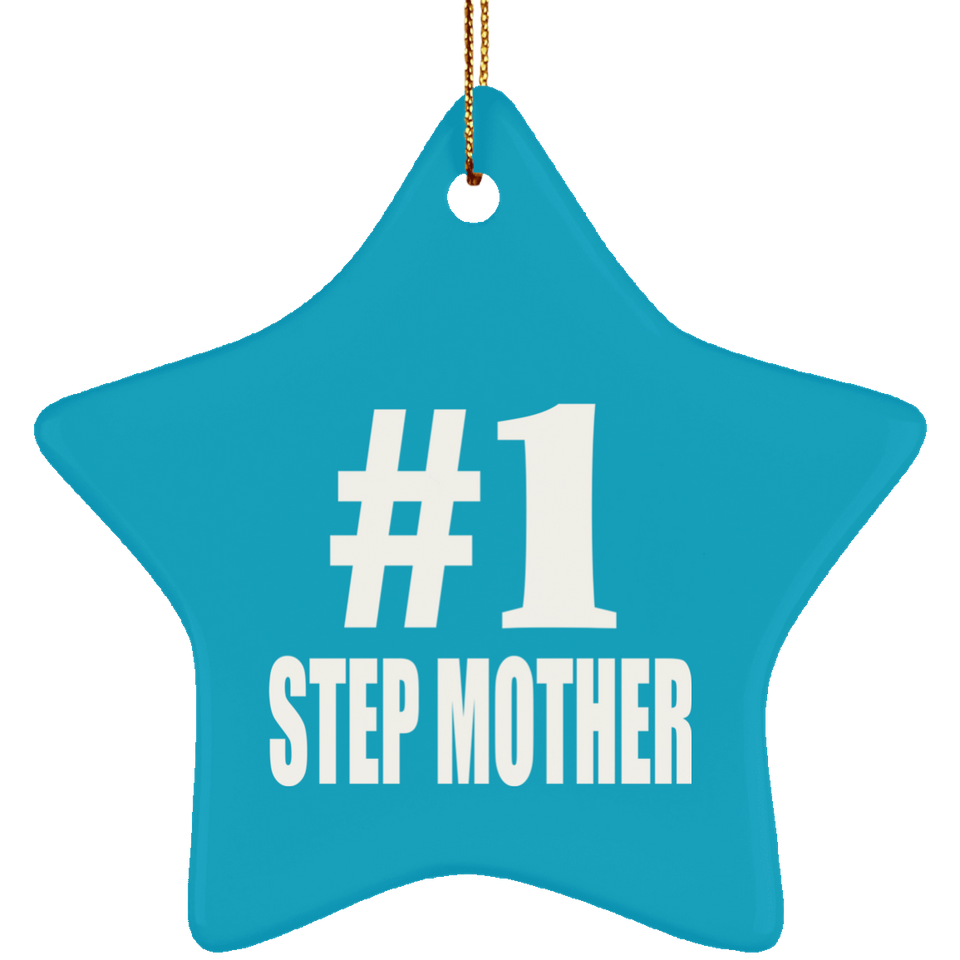 Number One #1 Step Mother - Star Ornament