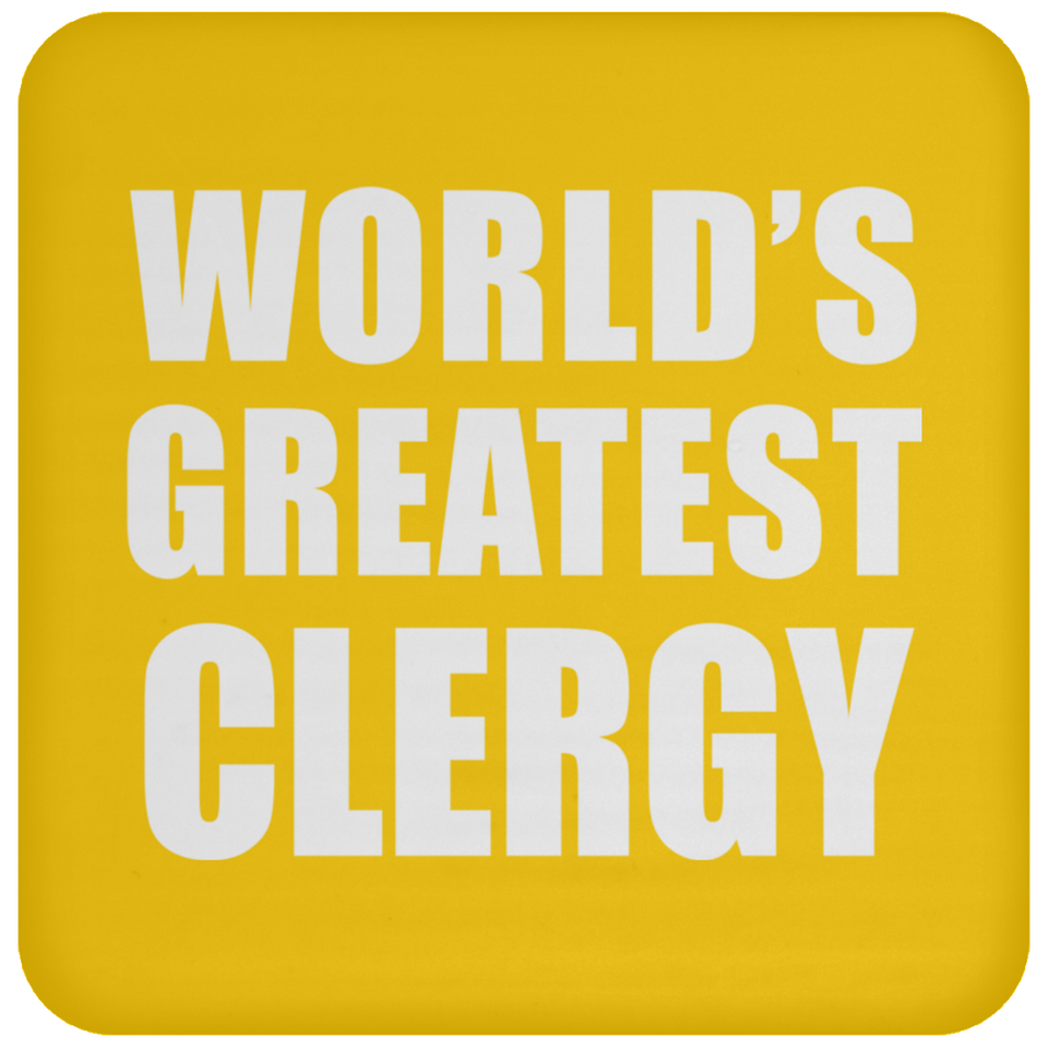 World's Greatest Clergy - Drink Coaster