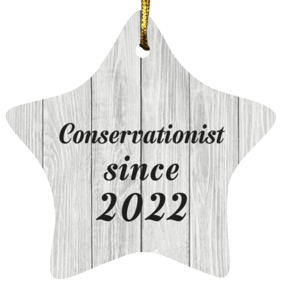 Conservationist Since 2022 - Star Ornament F