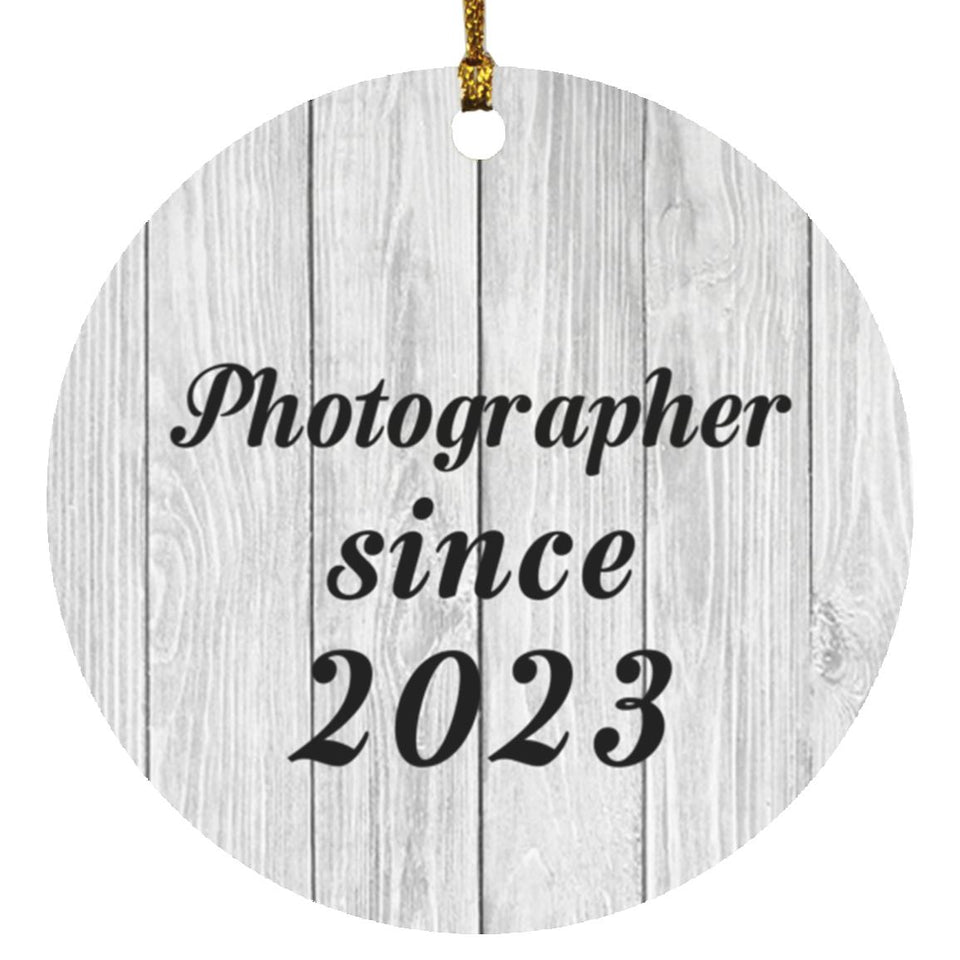 Photographer Since 2023 - Circle Ornament F