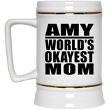 Amy World's Okayest Mom - Beer Stein
