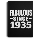 89th Birthday Fabulous Since 1935 - Canvas Portrait