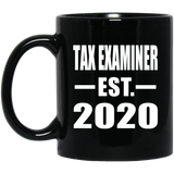 Tax Examiner Established EST. 2020 - 11oz Coffee Mug Black