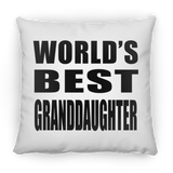 World's Best Granddaughter - Throw Pillow