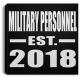 Military Personnel Established EST. 2018 - Canvas Square