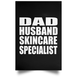 Dad Husband Skincare Specialist - Poster Portrait