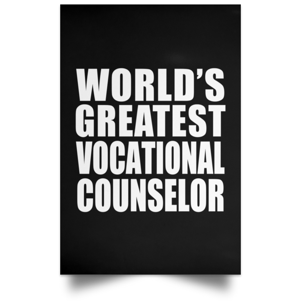 World's Greatest Vocational Counselor - Poster Portrait