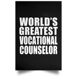 World's Greatest Vocational Counselor - Poster Portrait