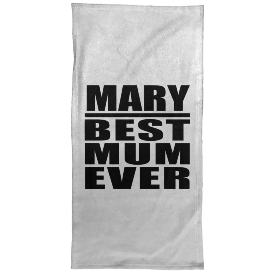 Mary Best Mum Ever - Hand Towel