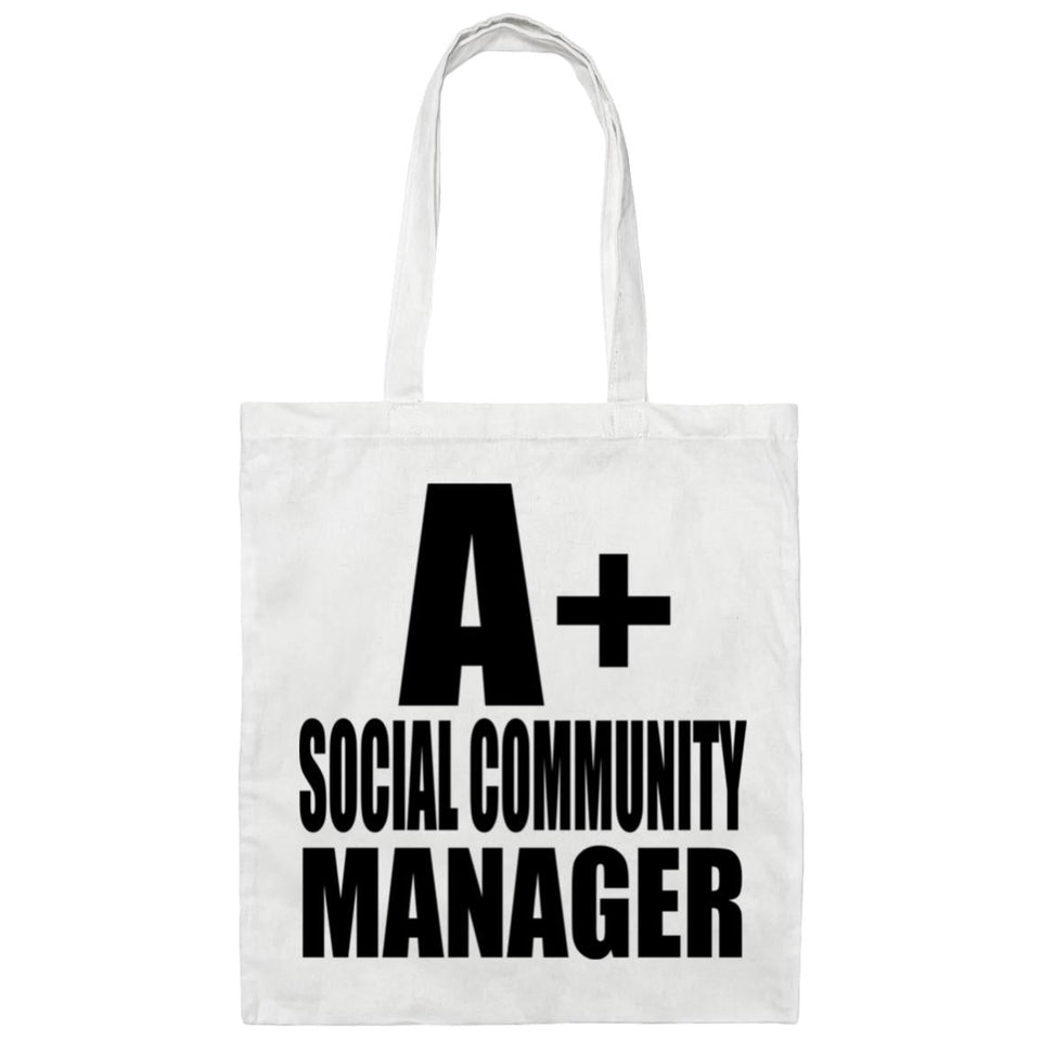 A+ Social Community Manager - Tote Bag White
