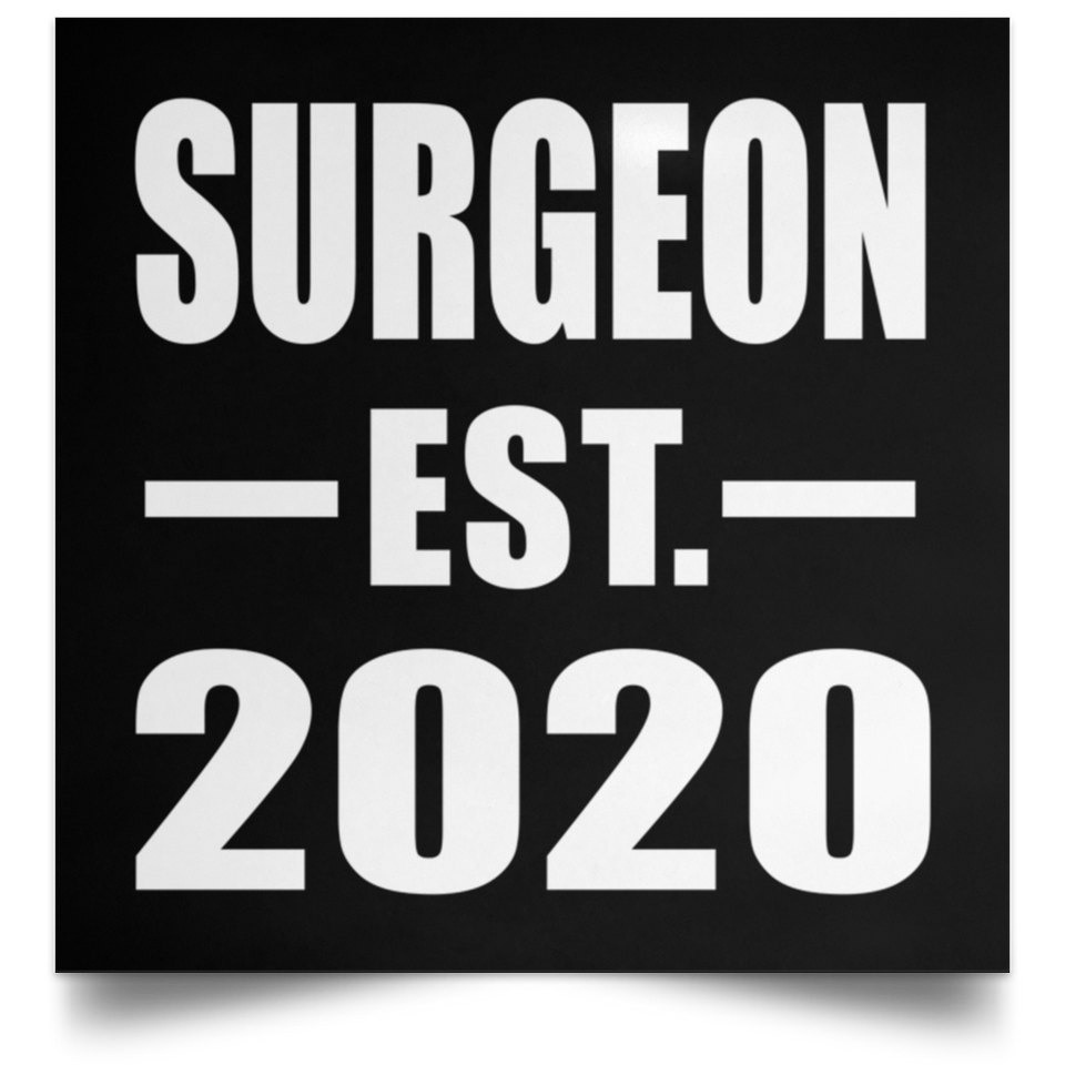 Surgeon Established EST. 2020 - Poster Square