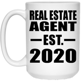 Real Estate Agent Established EST. 2020 - 15oz Coffee Mug