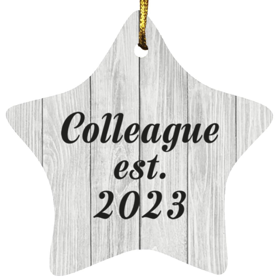 Colleague Established Est. 2023 - Star Ornament F