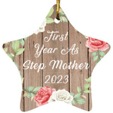 First Year As Step Mother 2023 - Star Ornament B