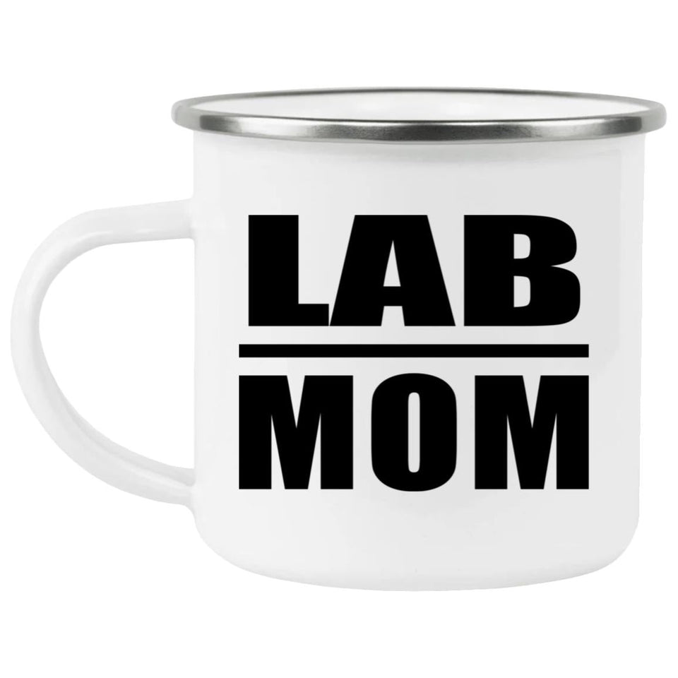 Lab Mom - 12oz Camping Mug