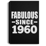 64th Birthday Fabulous Since 1960 - Canvas Portrait