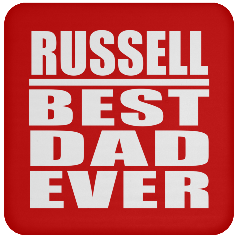 Russell Best Dad Ever - Drink Coaster