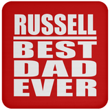 Russell Best Dad Ever - Drink Coaster