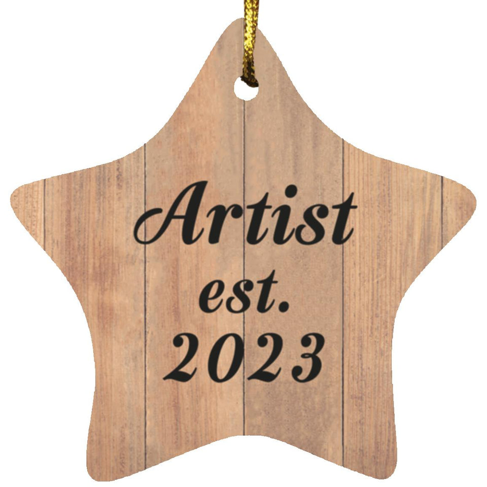 Artist Established Est. 2023 - Star Ornament C