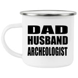 Dad Husband Archeologist - 12oz Camping Mug