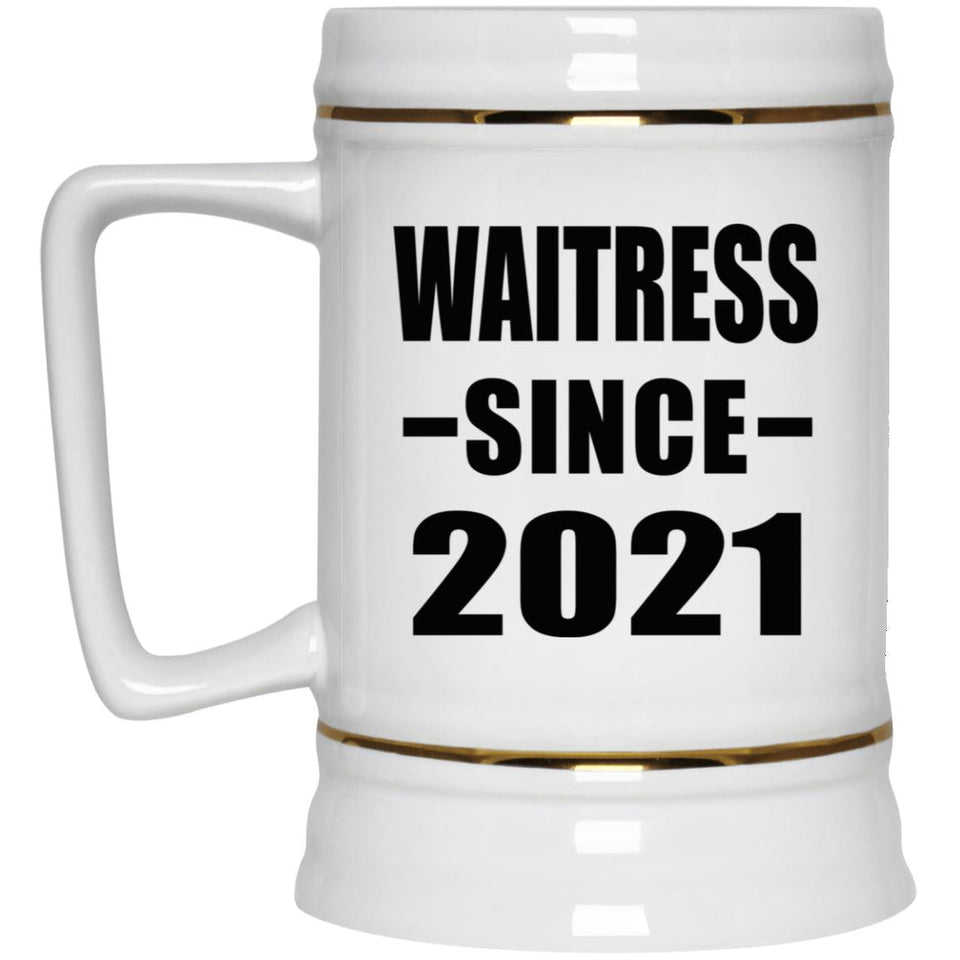 Waitress Since 2021 - Beer Stein