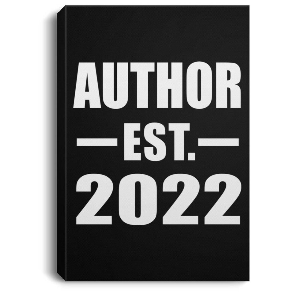 Author Established EST. 2022 - Canvas Portrait