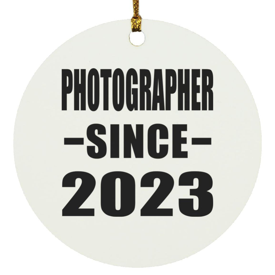 Photographer Since 2023 - Circle Ornament