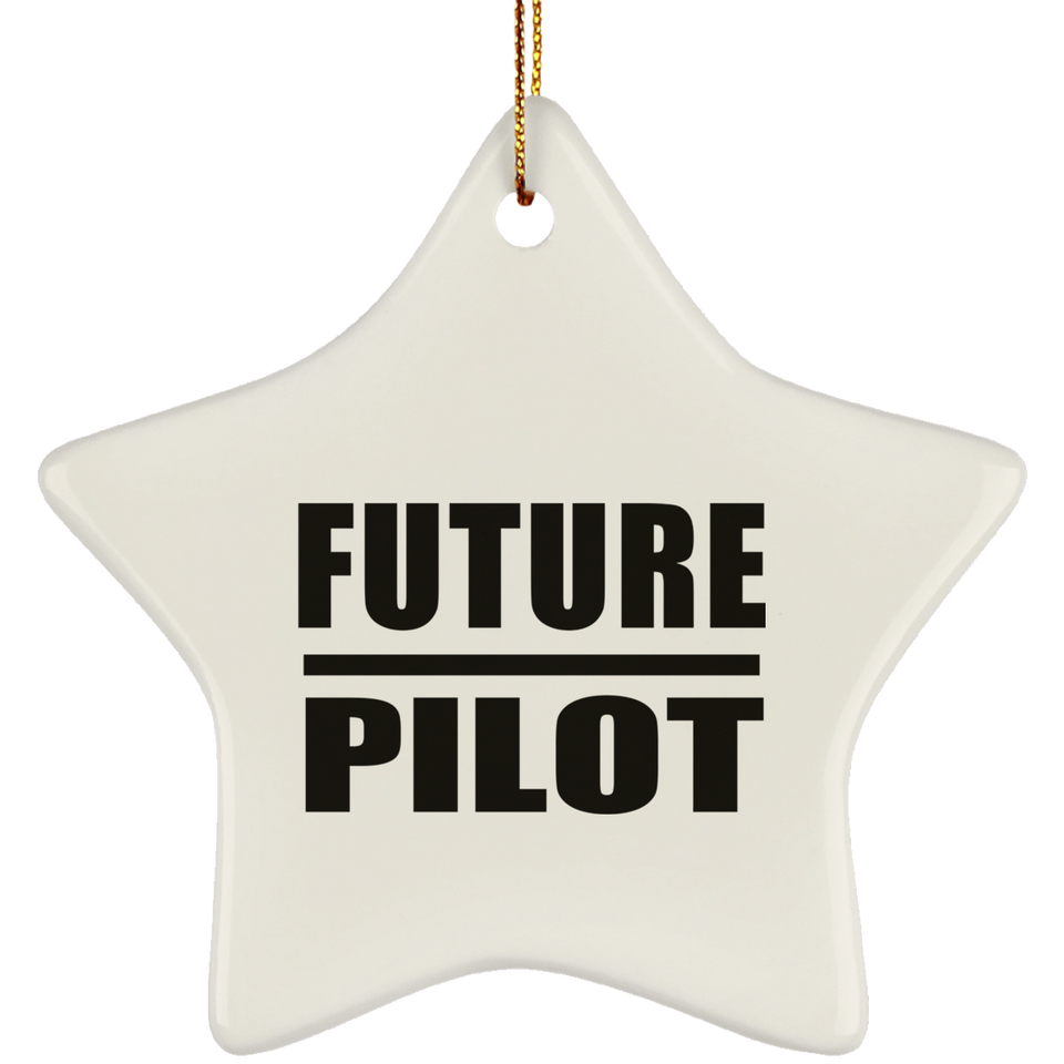 Future Pilot - Star Ornament