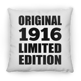 108th Birthday Original 1916 Limited Edition - Throw Pillow