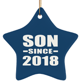 Son Since 2018 - Star Ornament