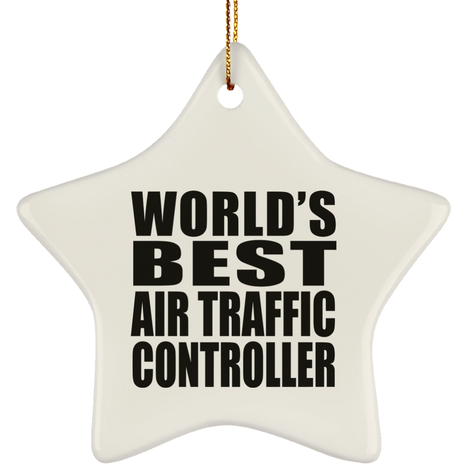 World's Best Air Traffic Controller - Star Ornament