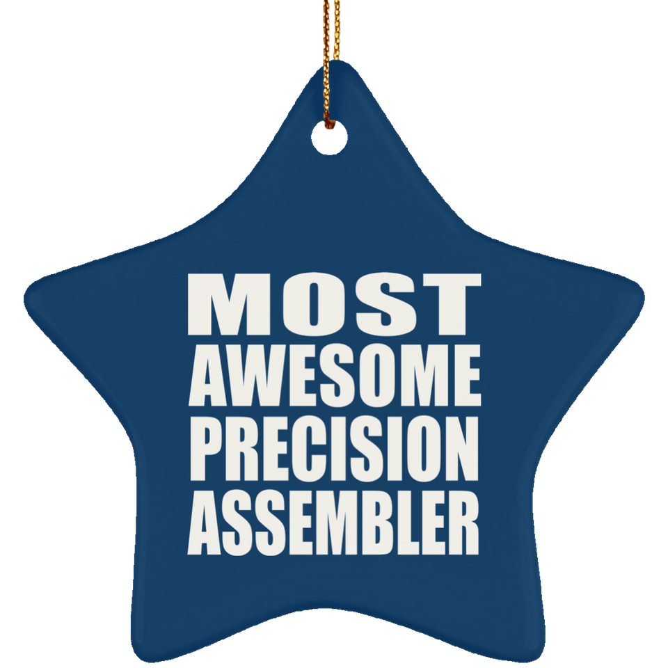 Most Awesome Precision Assembler - Star Ornament
