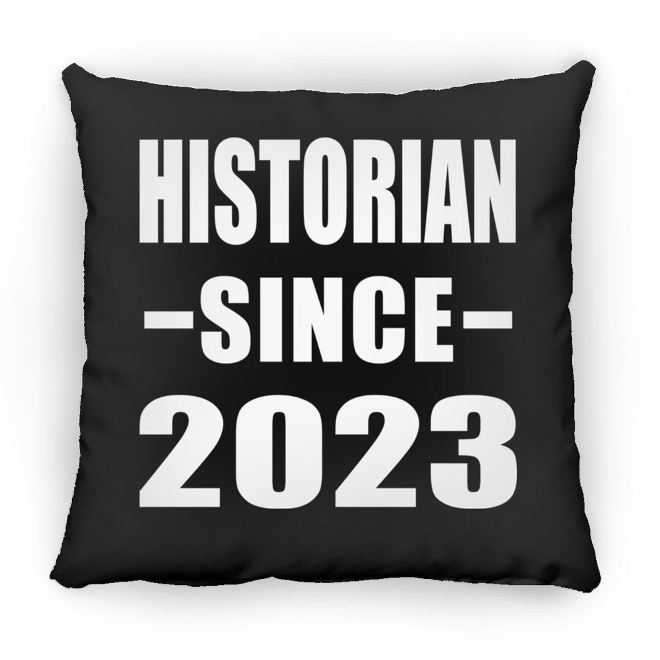 Historian Since 2023 - Throw Pillow Black