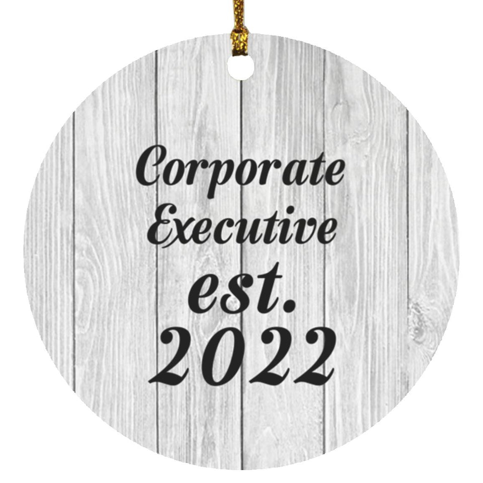 Corporate Executive Established Est. 2022 - Circle Ornament F