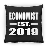 Economist Established EST. 2019 - Throw Pillow Black