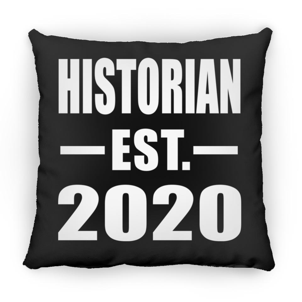 Historian Established EST. 2020 - Throw Pillow Black